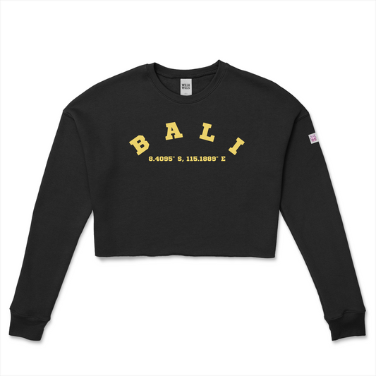 WRU BALI Crop Crew Fleece