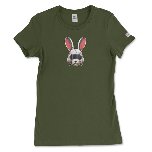 Slim Fit Graphic Tee - Cyber Bunny