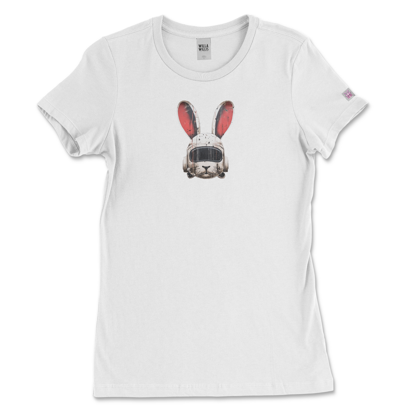 Slim Fit Graphic Tee - Cyber Bunny