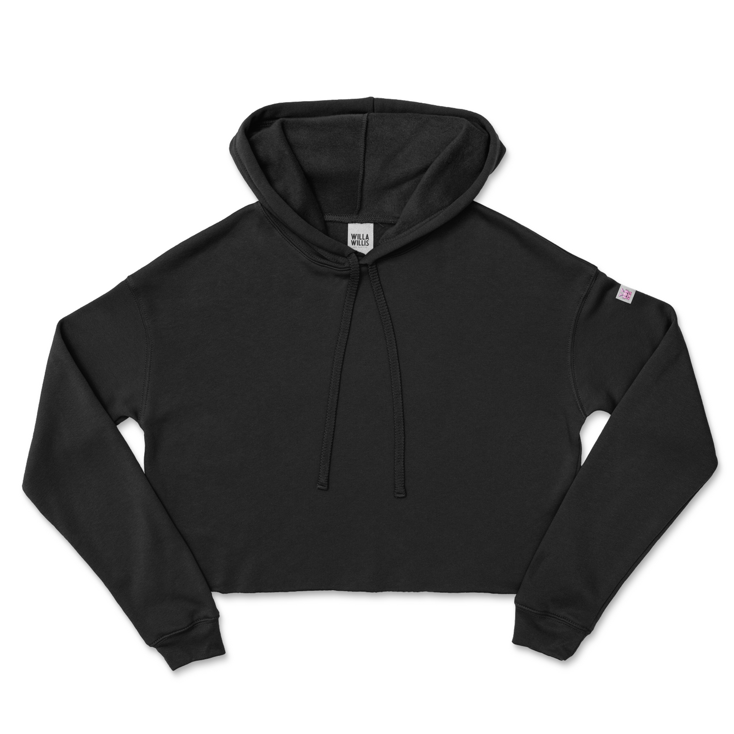 Willa crop fleece hoodie