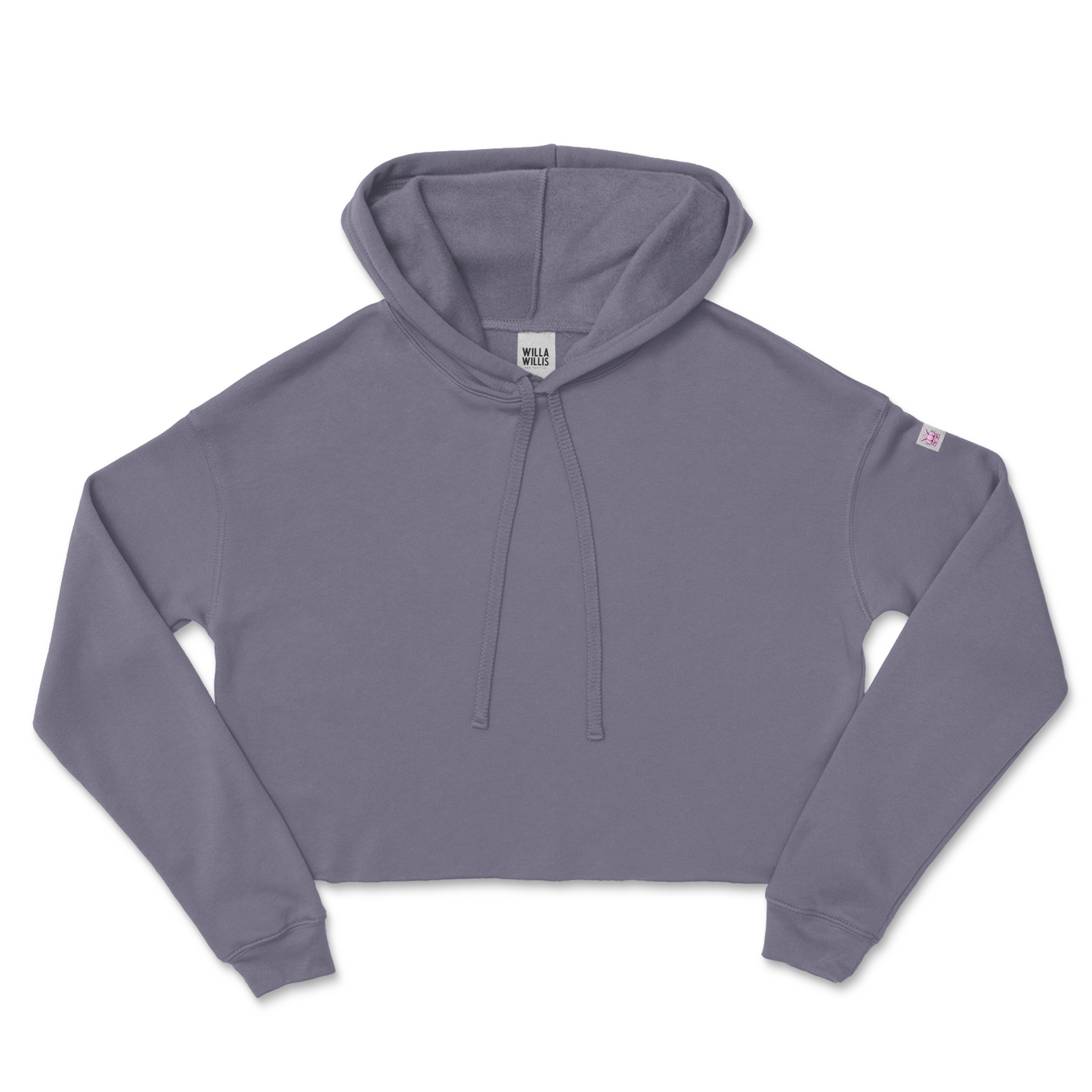 Willa crop fleece hoodie