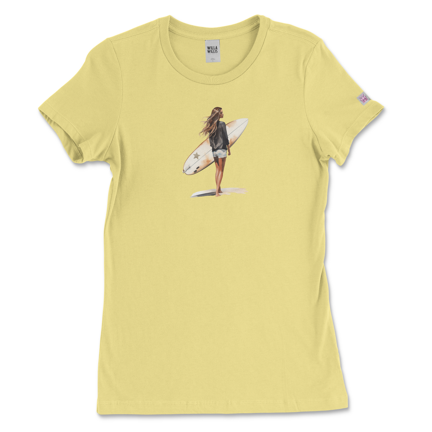 Slim fit graphic tee - Surf Girl
