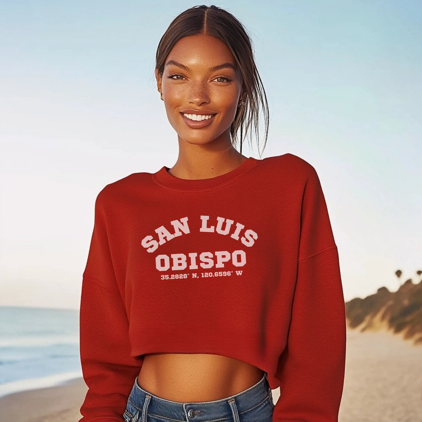 WRU SLO Crop Crew Fleece
