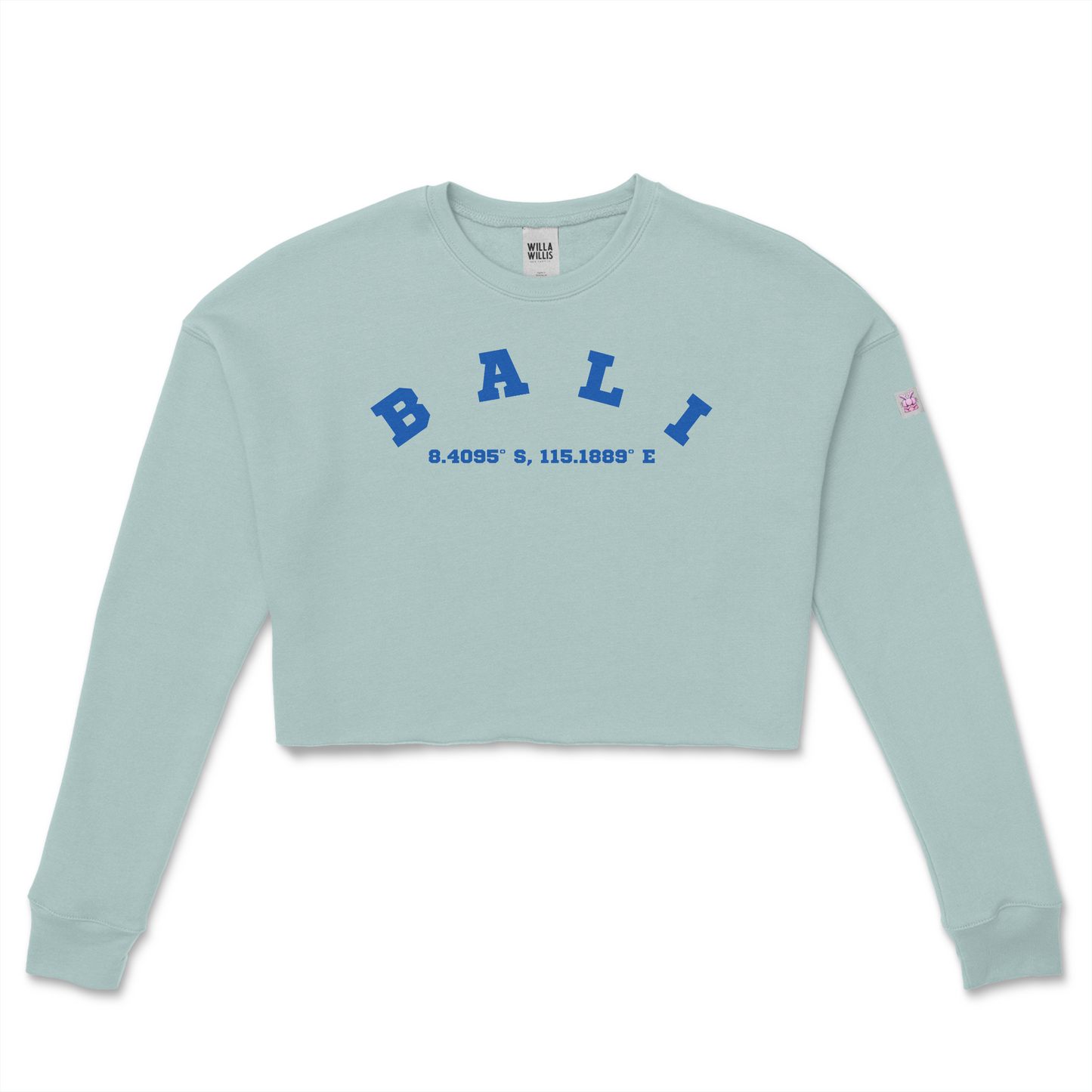 WRU BALI Crop Crew Fleece