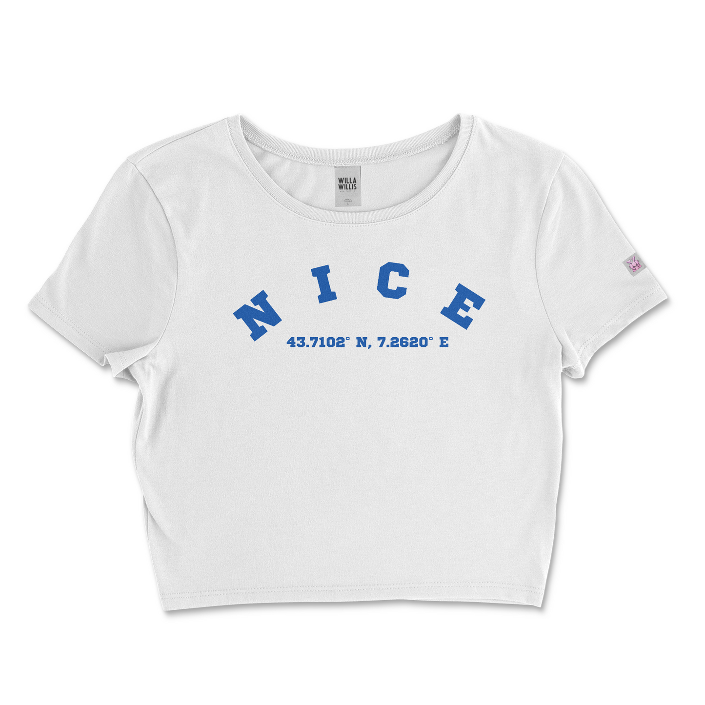 WRU NICE crop tee