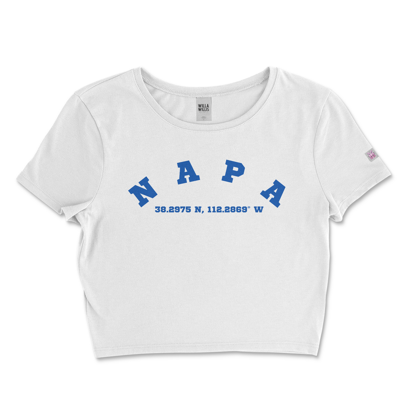 WRU NAPA crop tee