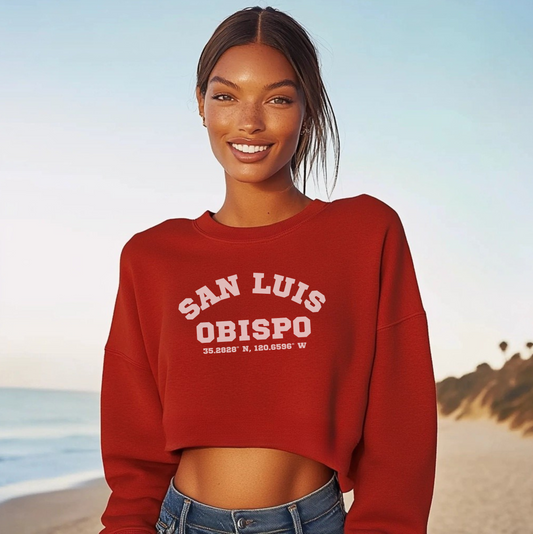 WRU SLO Crop Crew Fleece