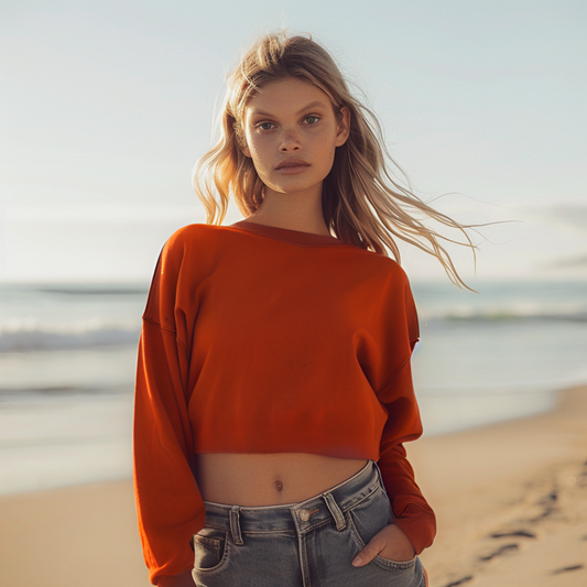 Willa Crop Crew Fleece